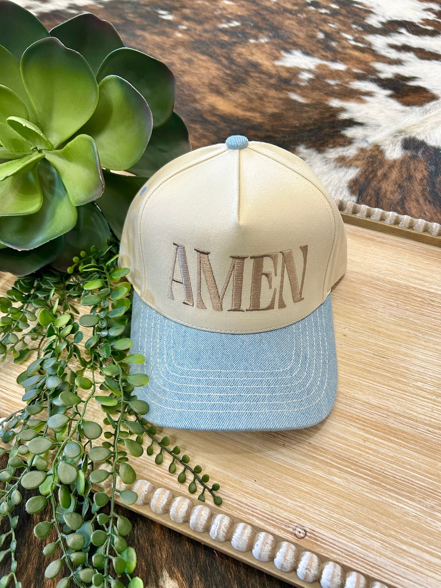 Amen Embroidered Trucker Hat