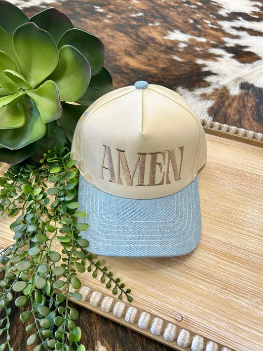 Amen Embroidered Trucker Hat