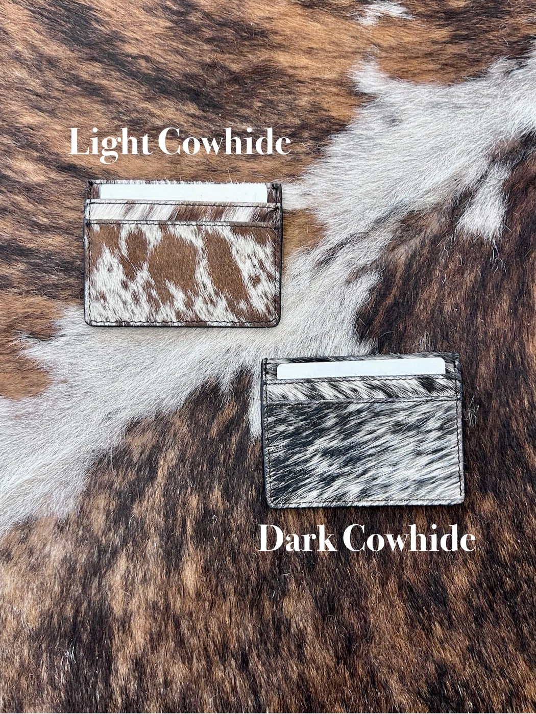 RESTOCK MYRA Cowhide Card Holders