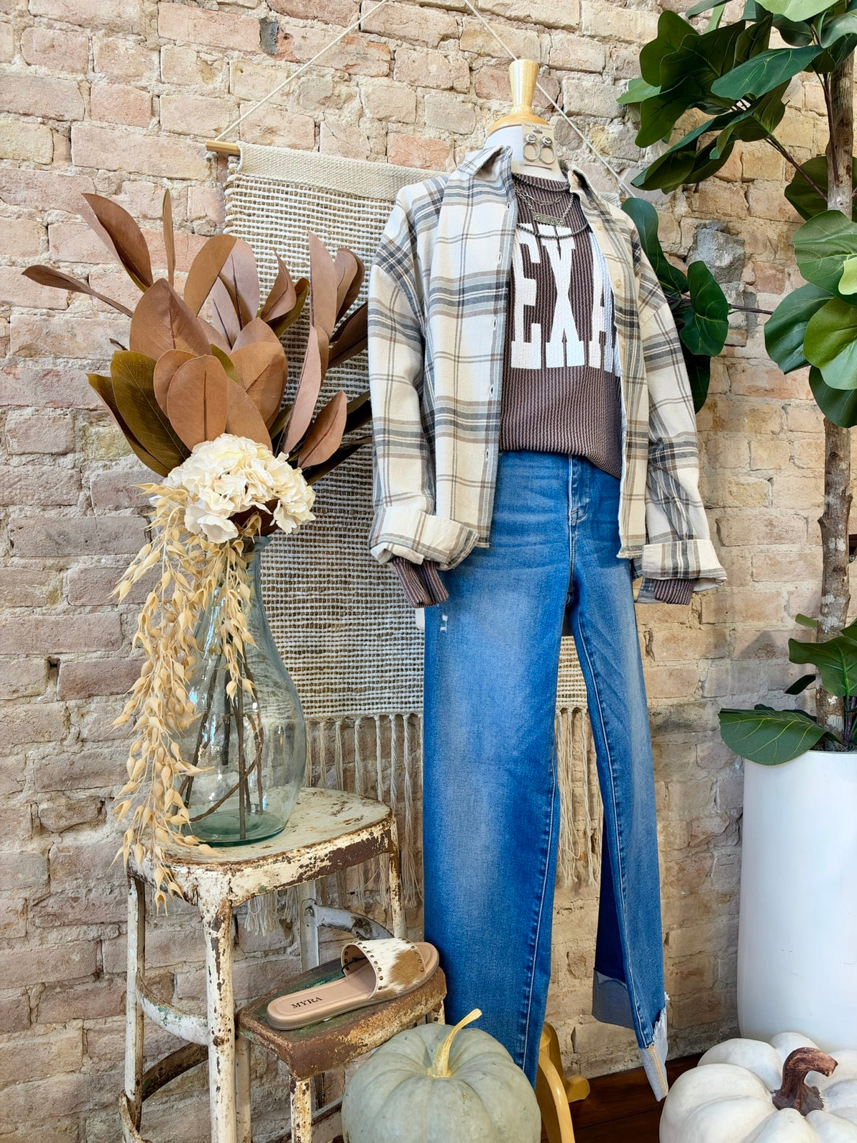 Texas On My Mind Brown Sweatshirt