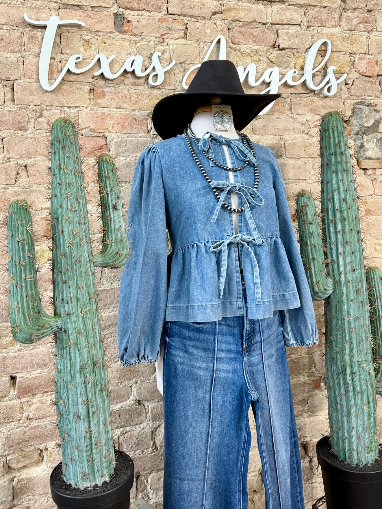 The Dreamer Denim Blouse