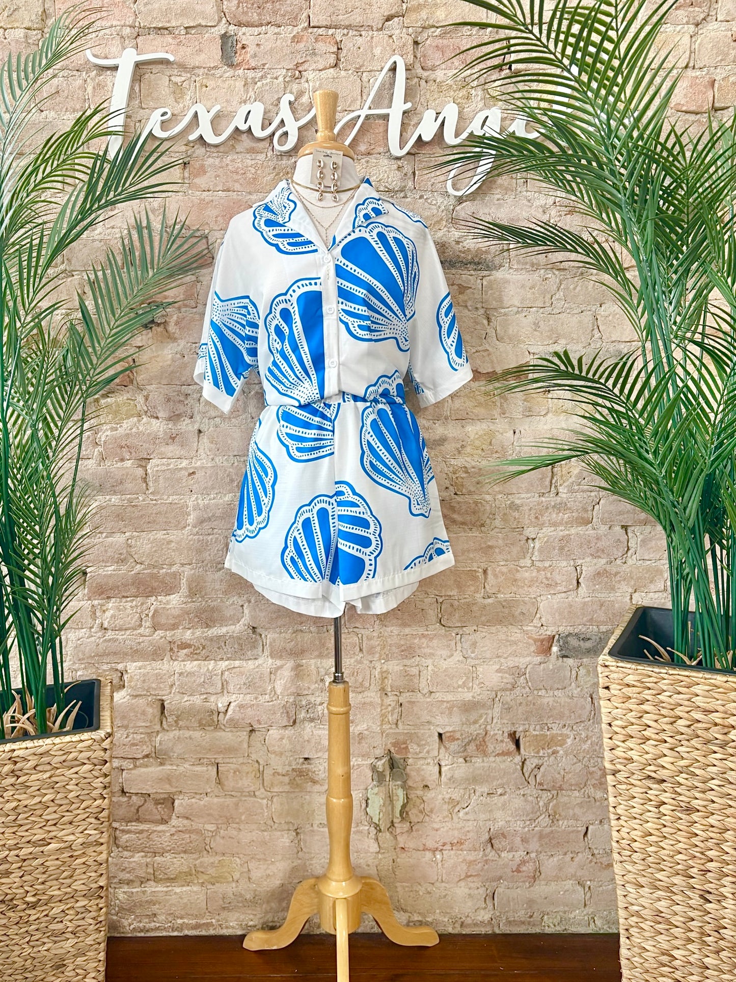 Somewhere Between The Sun & The Shore Seashell Shorts
