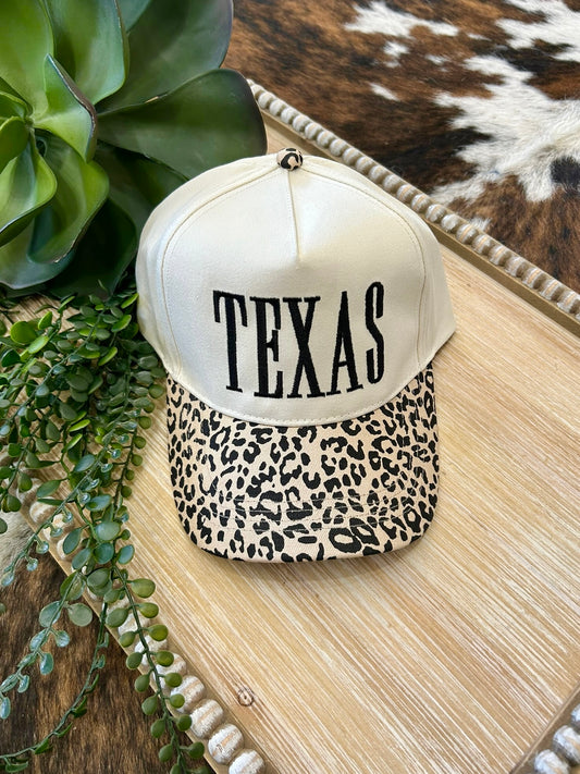 RESTOCK Texas Black Embroidered Trucker Hat
