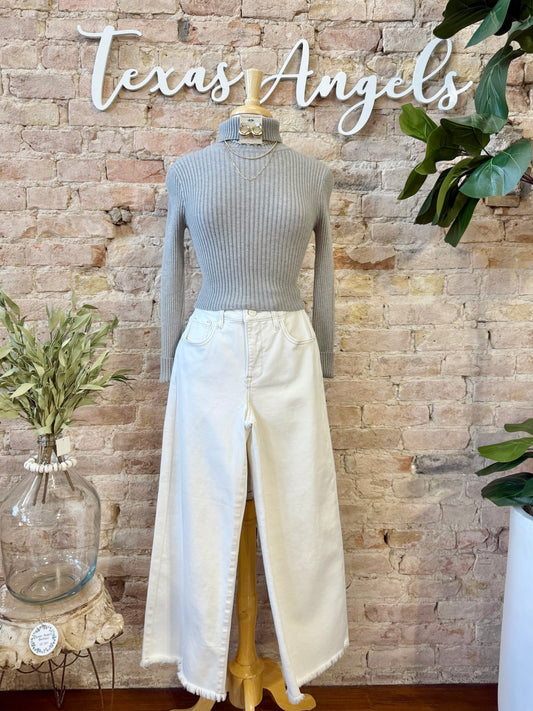 Let's Make A Toast Grey Turtleneck