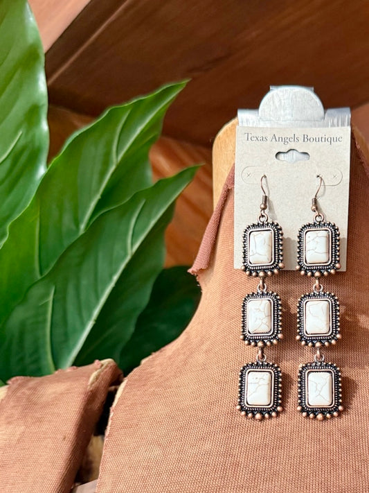 Copper Dangle Earrings