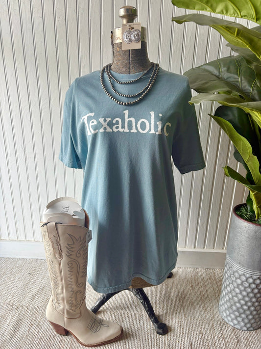 Ice Blue Texaholic Graphic Tee