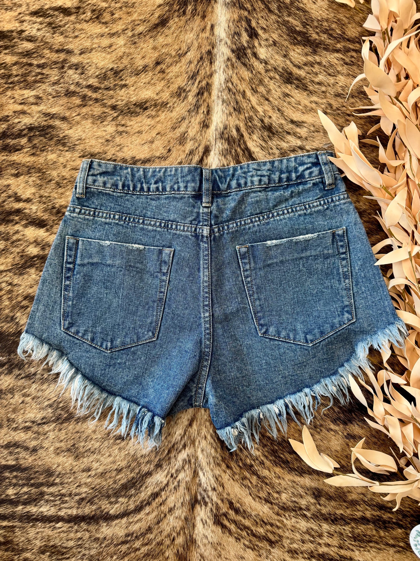Days Like These Medium Wash Denim Shorts