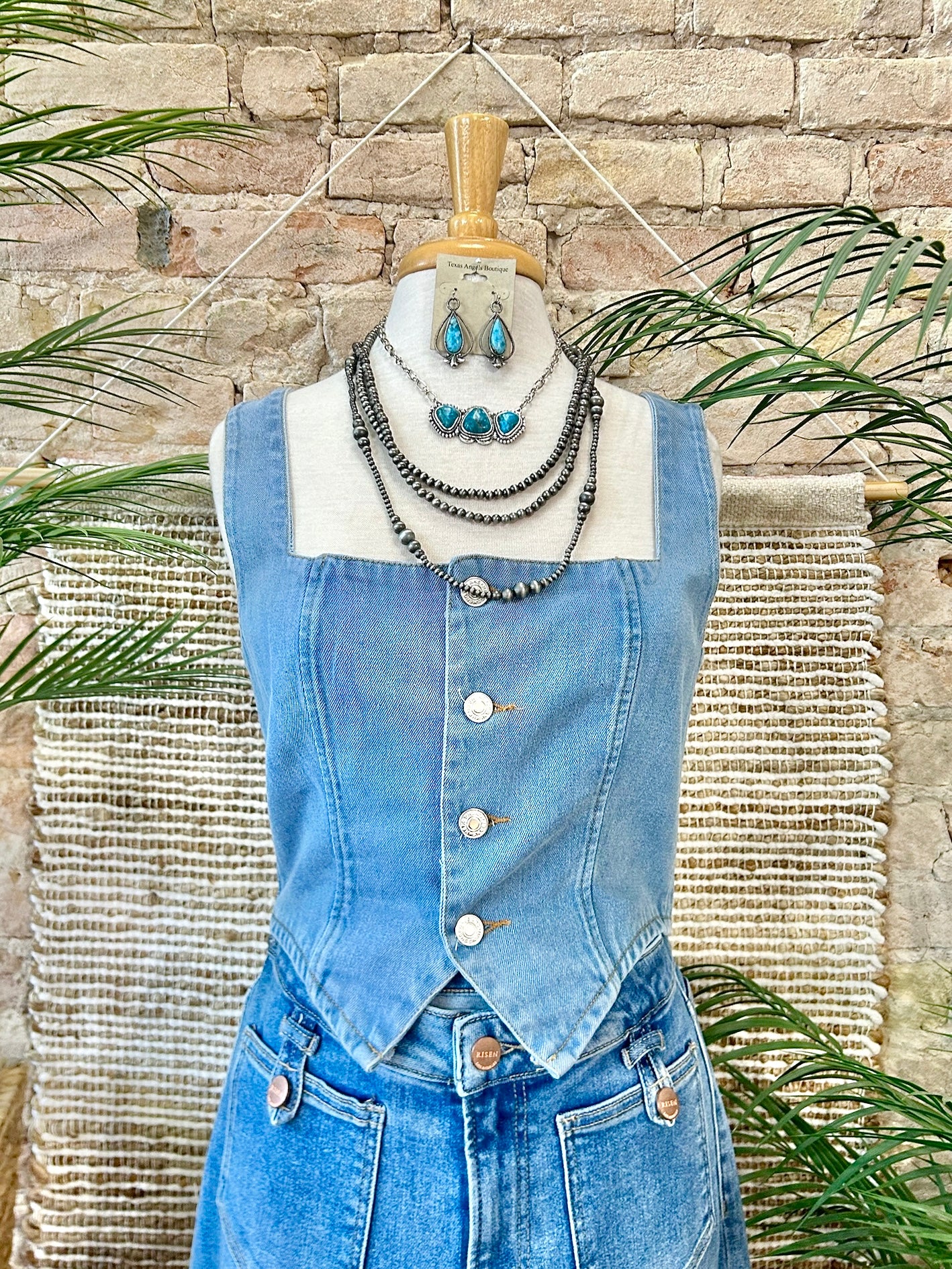 Talk Your Talk Denim Tank