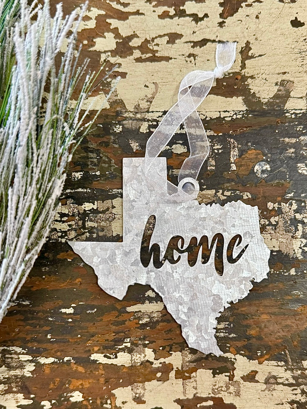 Texas Home Christmas Ornament