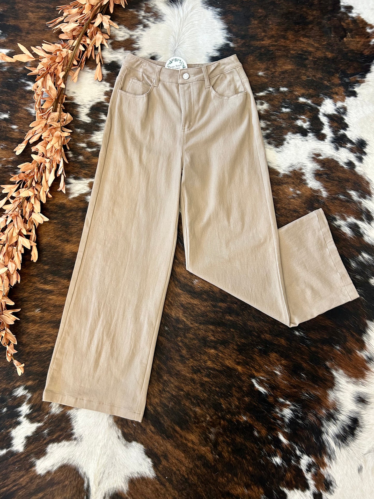 40% Off - Pumpkin Season Tan Pants