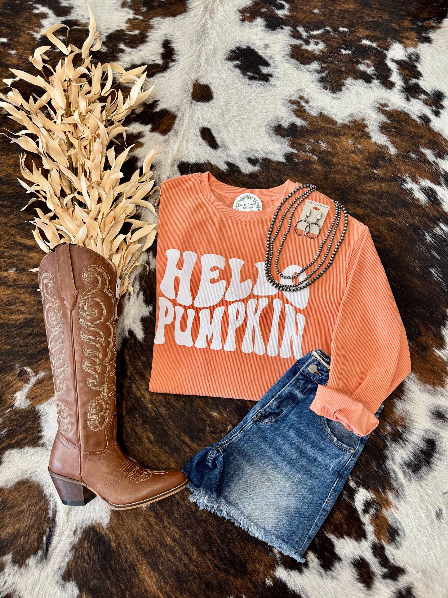 40% Off - Hello Pumpkin Sweatshirt