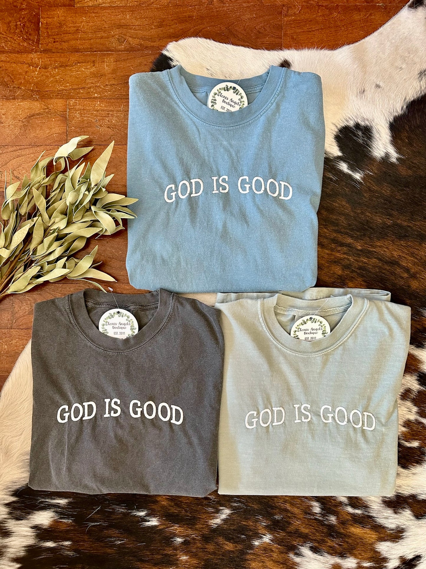 Grey God Is Good Graphic Tee