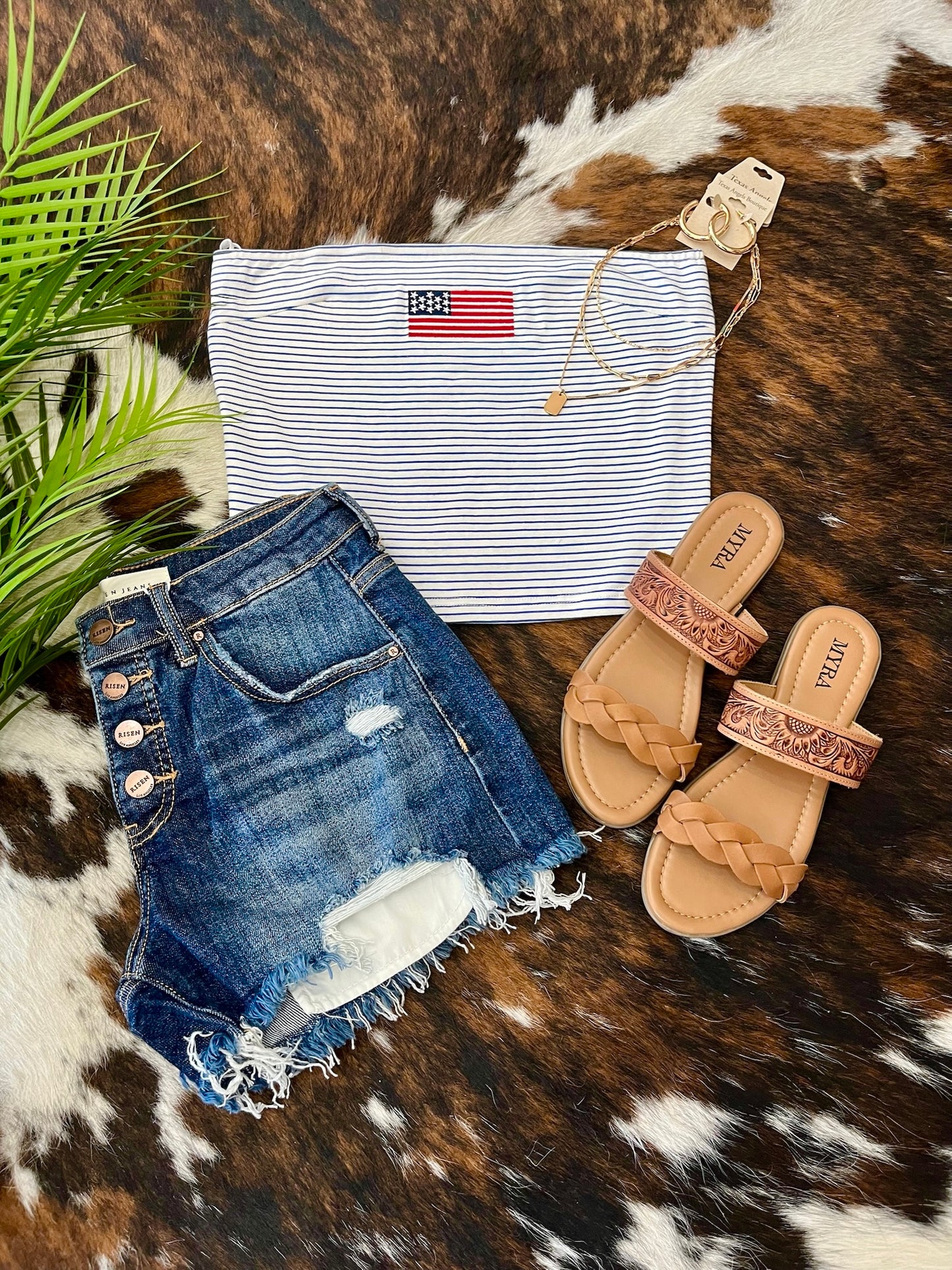 40% Off - USA Striped Tube Top