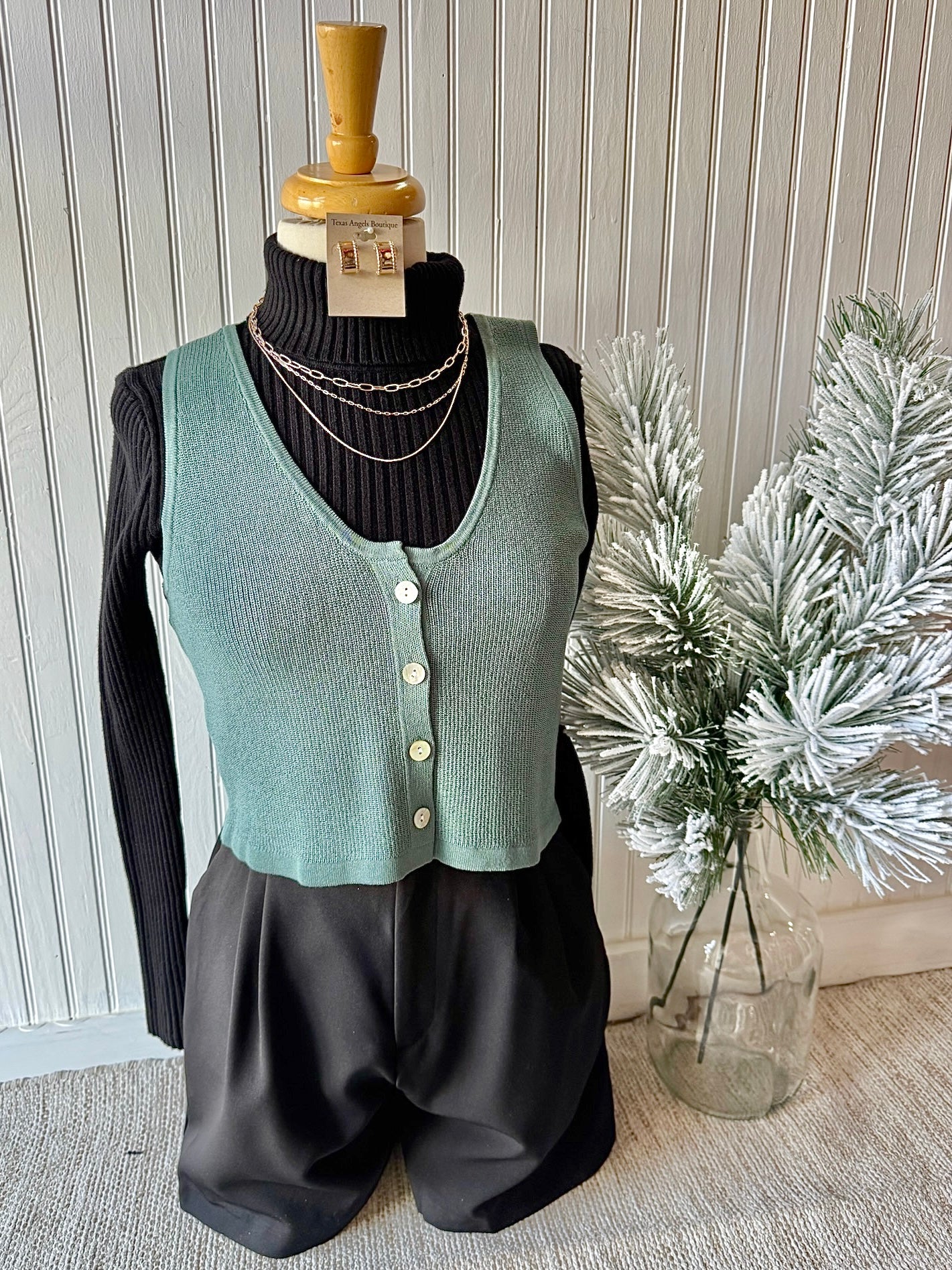 Better Together Jade Sweater Vest