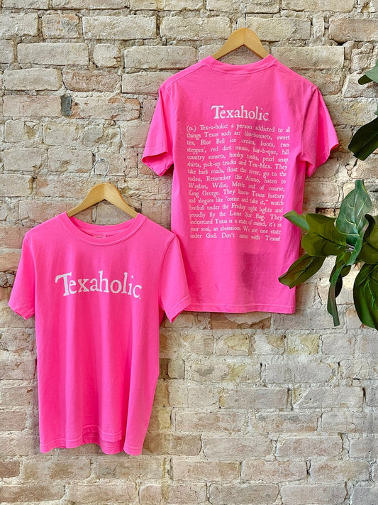 Neon Pink Texaholic Tee