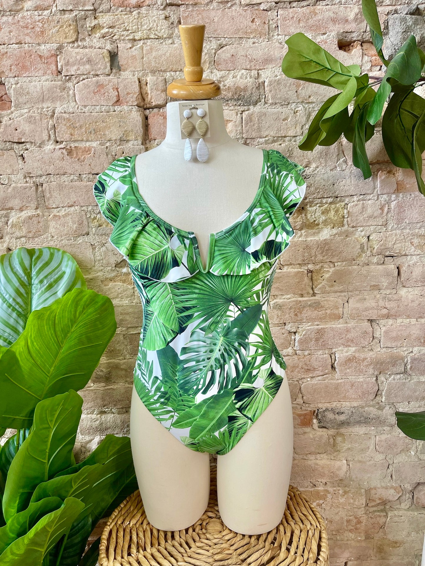 50% Off - Beach Please Leaf One Piece