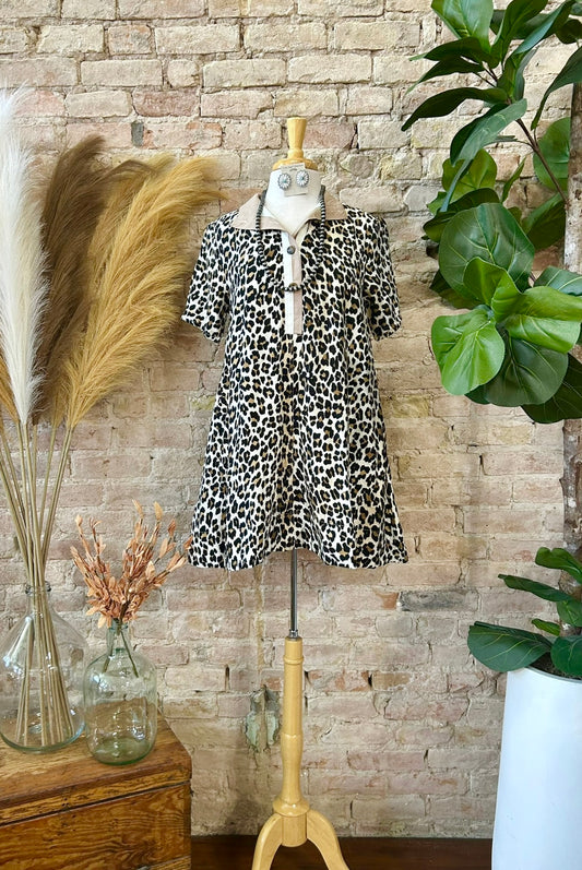 Lookin' For Love Leopard Print Dress