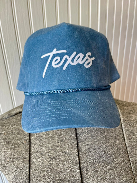 Blue Texas Trucker Cap