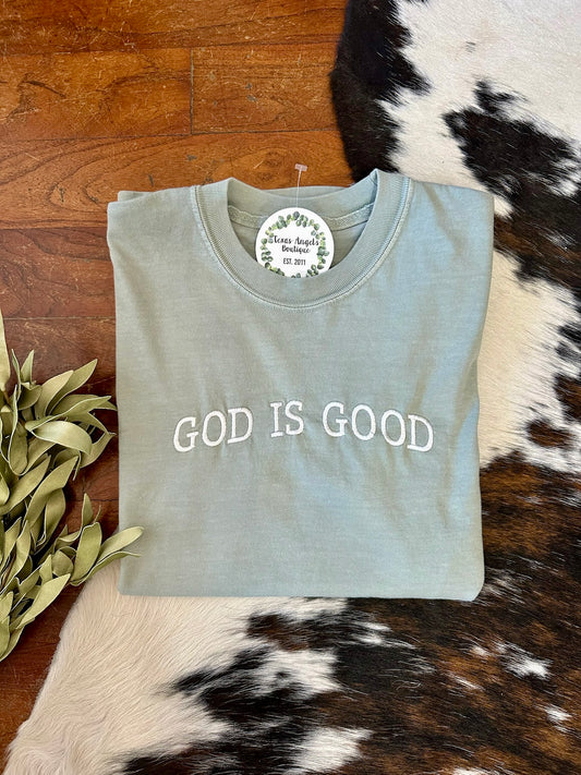 RESTOCK Sage God Is Good Graphic Tee