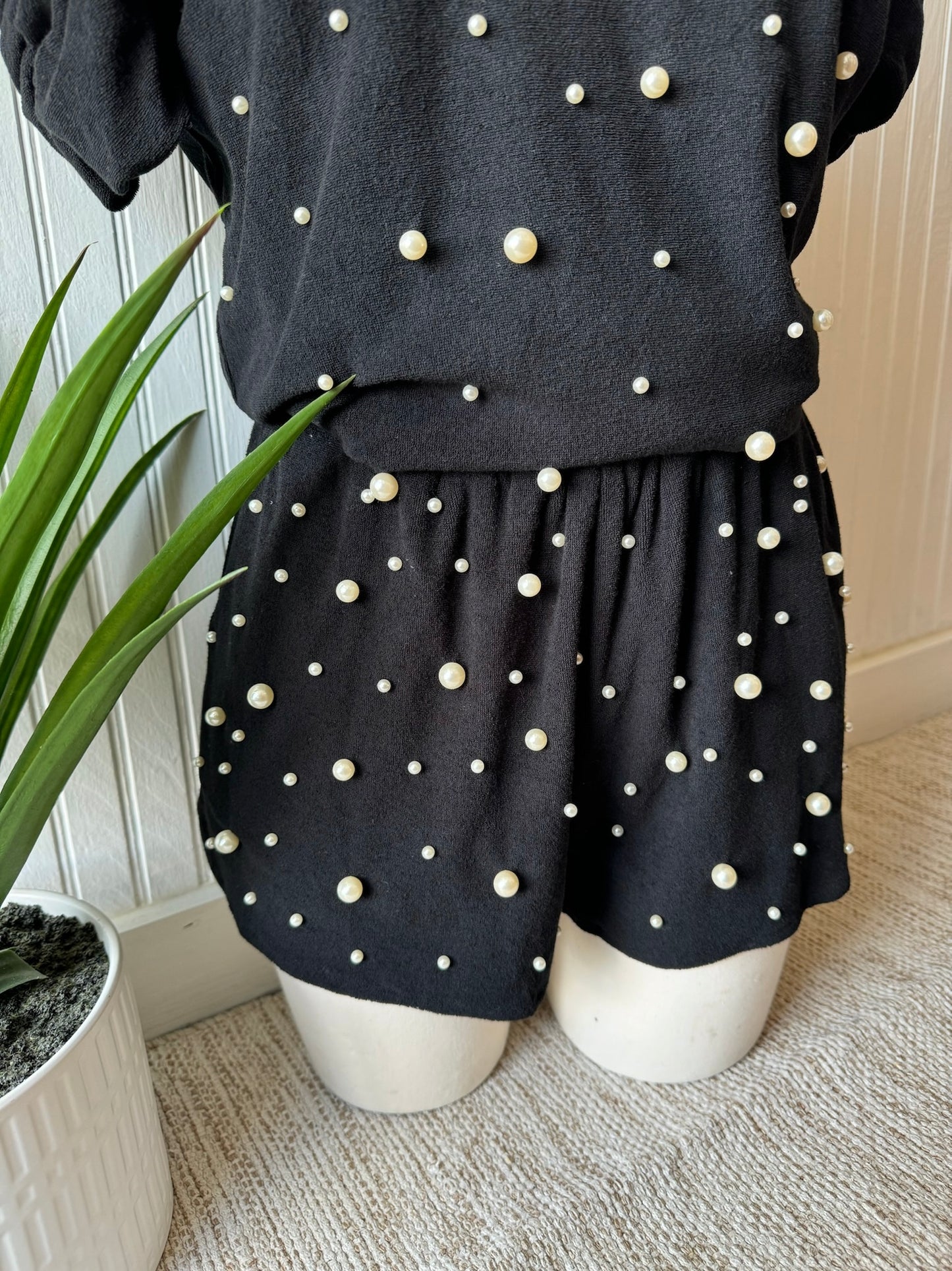 40% Off - Girls That Wear Pearls Black Pearl Shorts