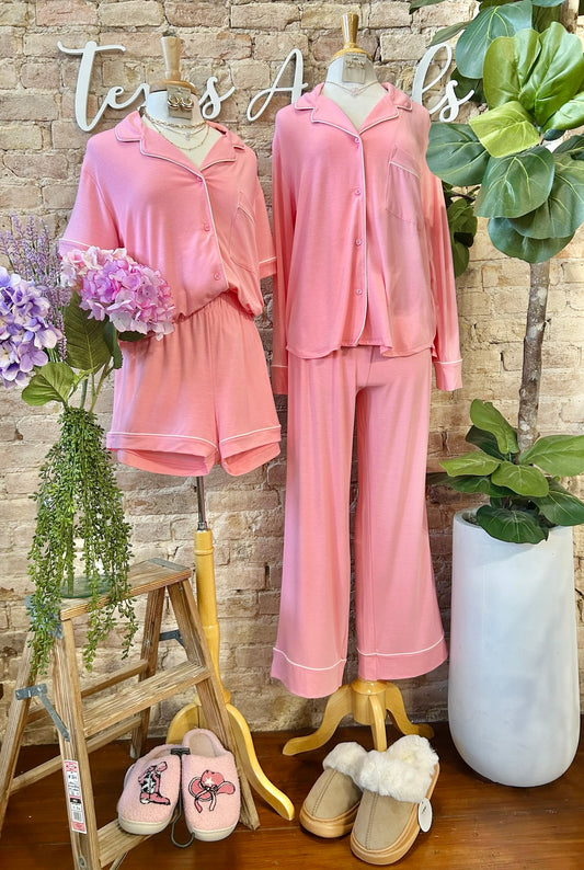 Love Me Like You Do Pink PJ Set