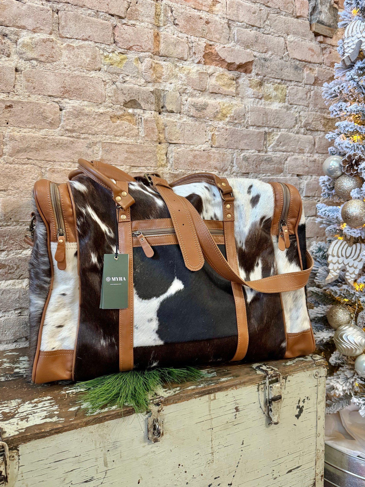 MYRA Cowhide Travel Bags