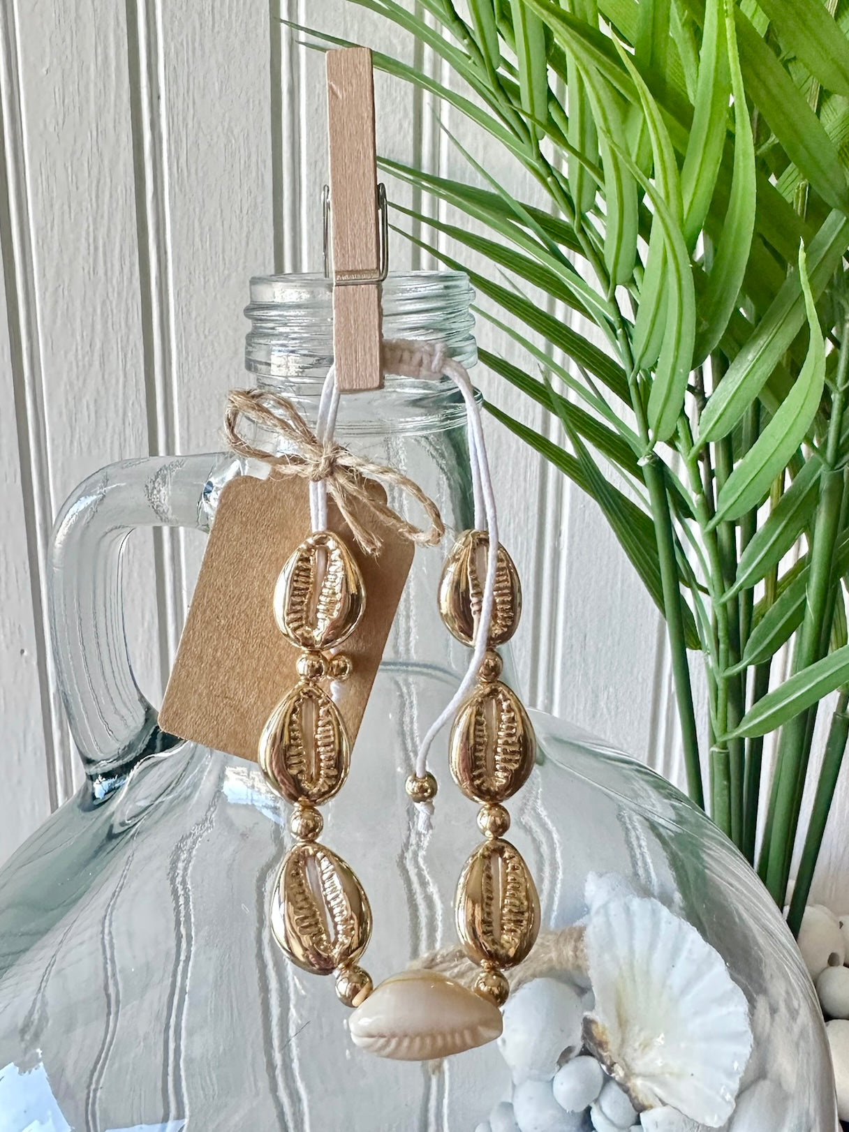 Gold Puka Shell Bracelet/Anklet