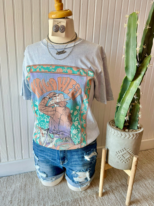 Wild West Cowgirl Graphic Tee