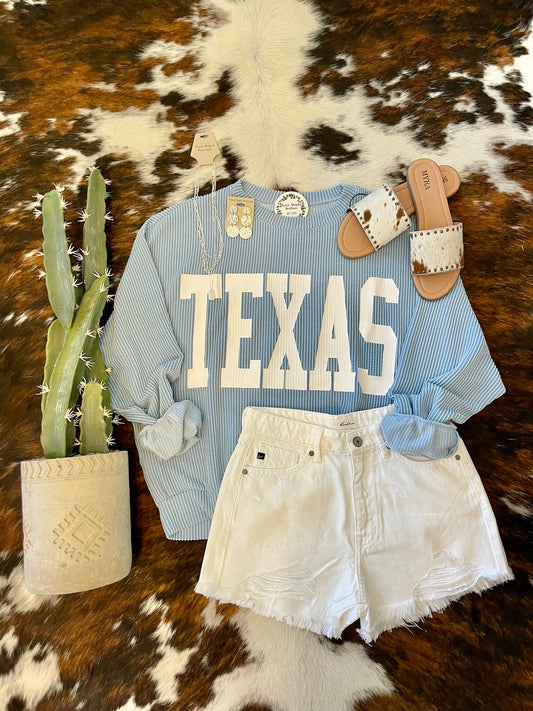 Blue Texas Pullover