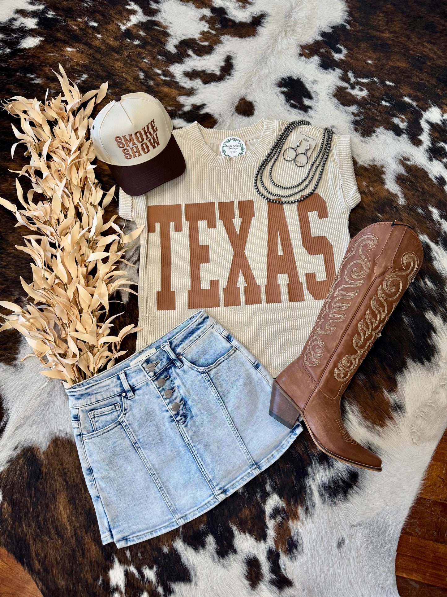 RESTOCK The Cream Texas Tee