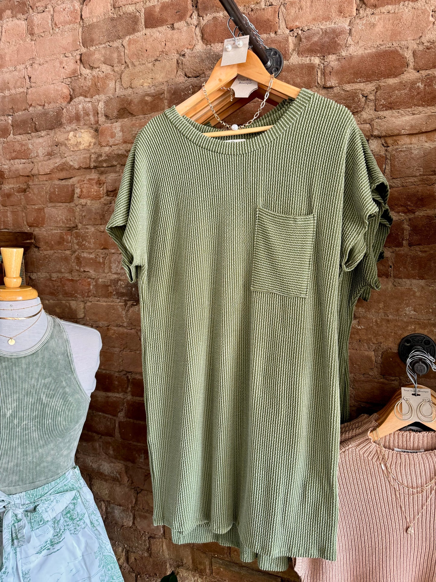 Date Night Olive Dress