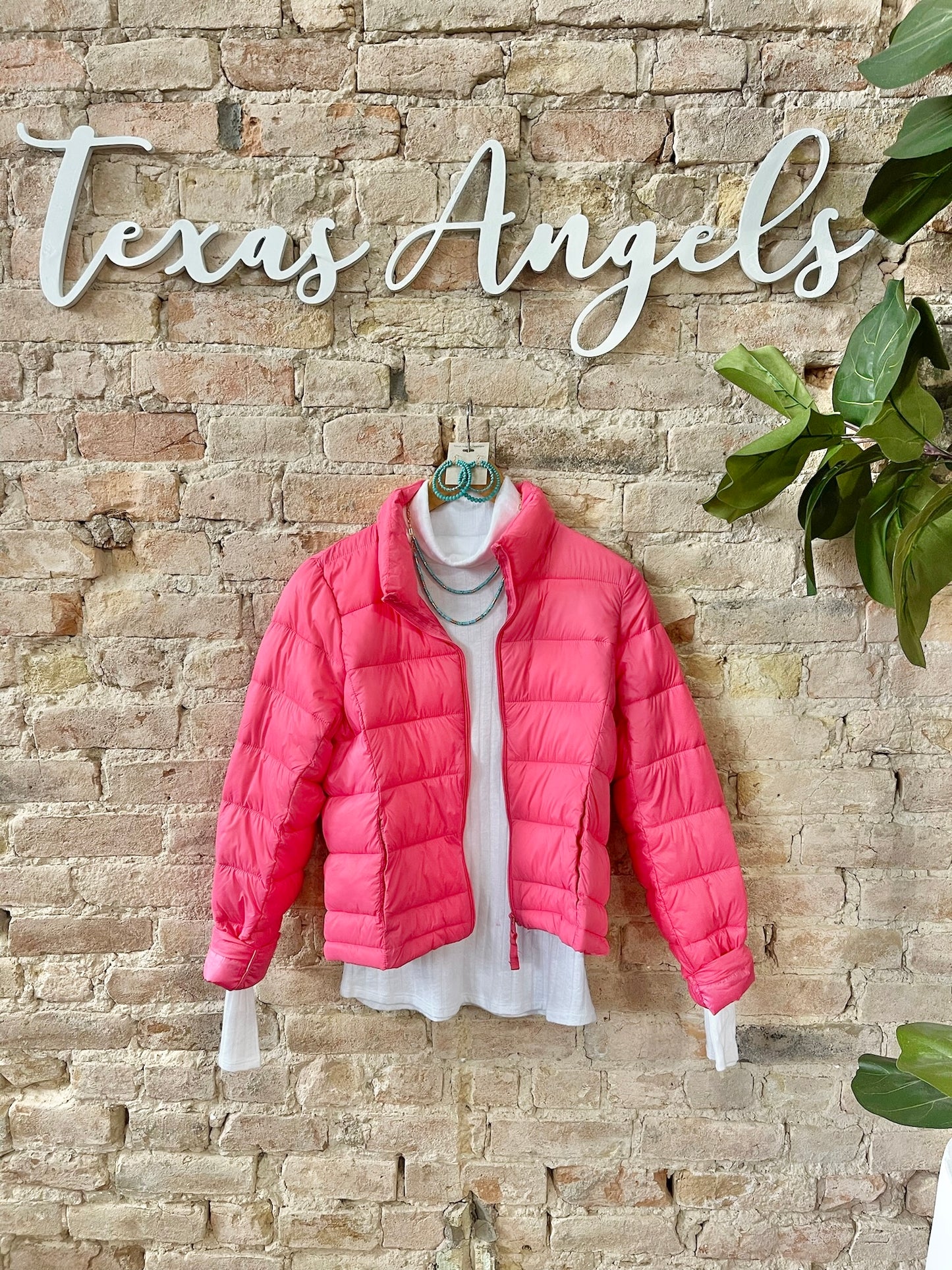 Perfect For You Pink Puffer Jacket