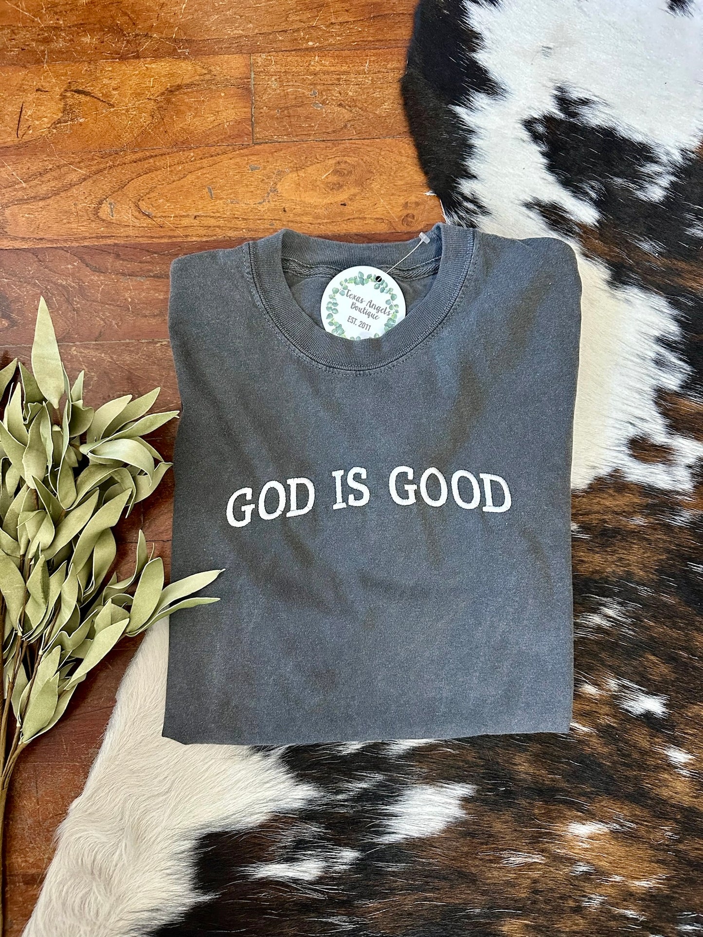 Grey God Is Good Graphic Tee