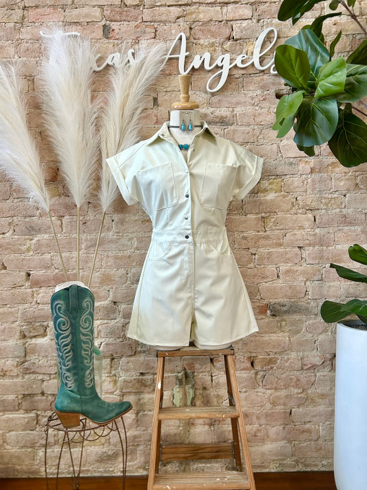 I’m So Into You Ivory Romper