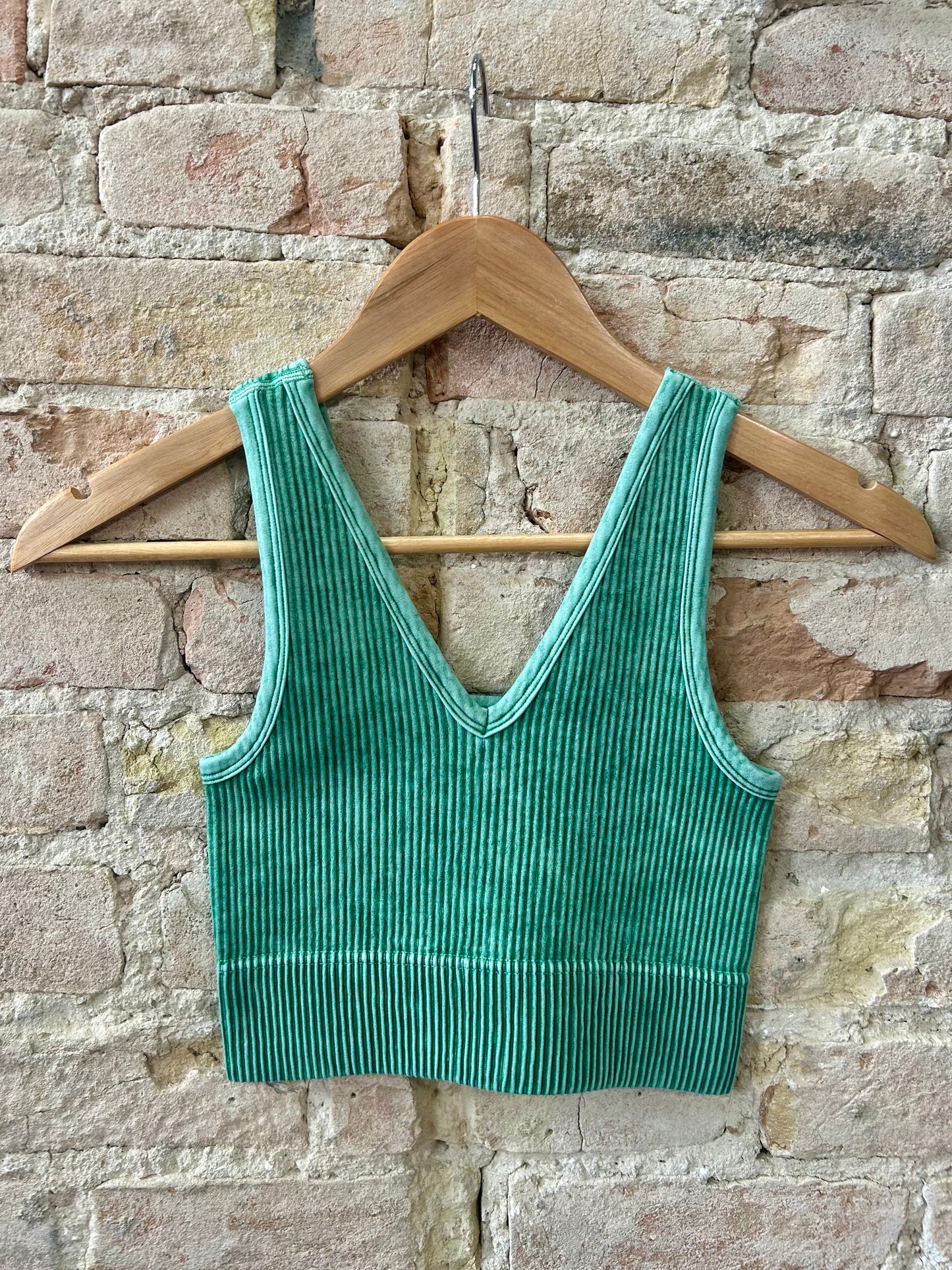 Back At It Green Reversible Tank