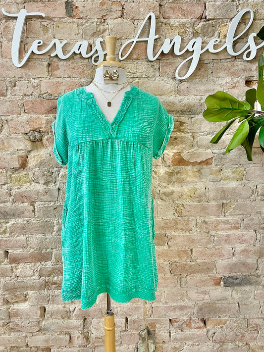 Dance With Me Kelly Green Dress
