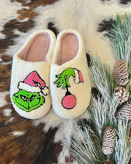 Grinch House Slippers