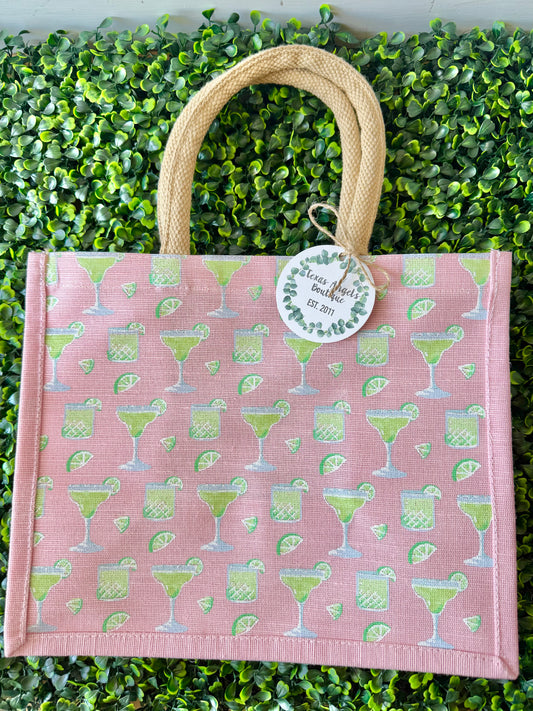 Pink Margarita Tote Bag