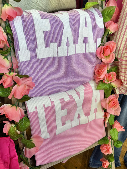 Baby Pink Texas Pullover