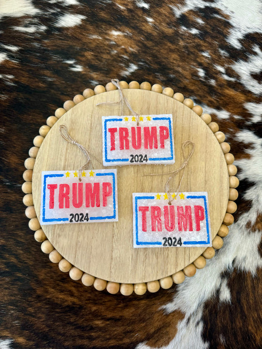 RESTOCK Trump 2024 Car Freshies Assorted Leather Scents