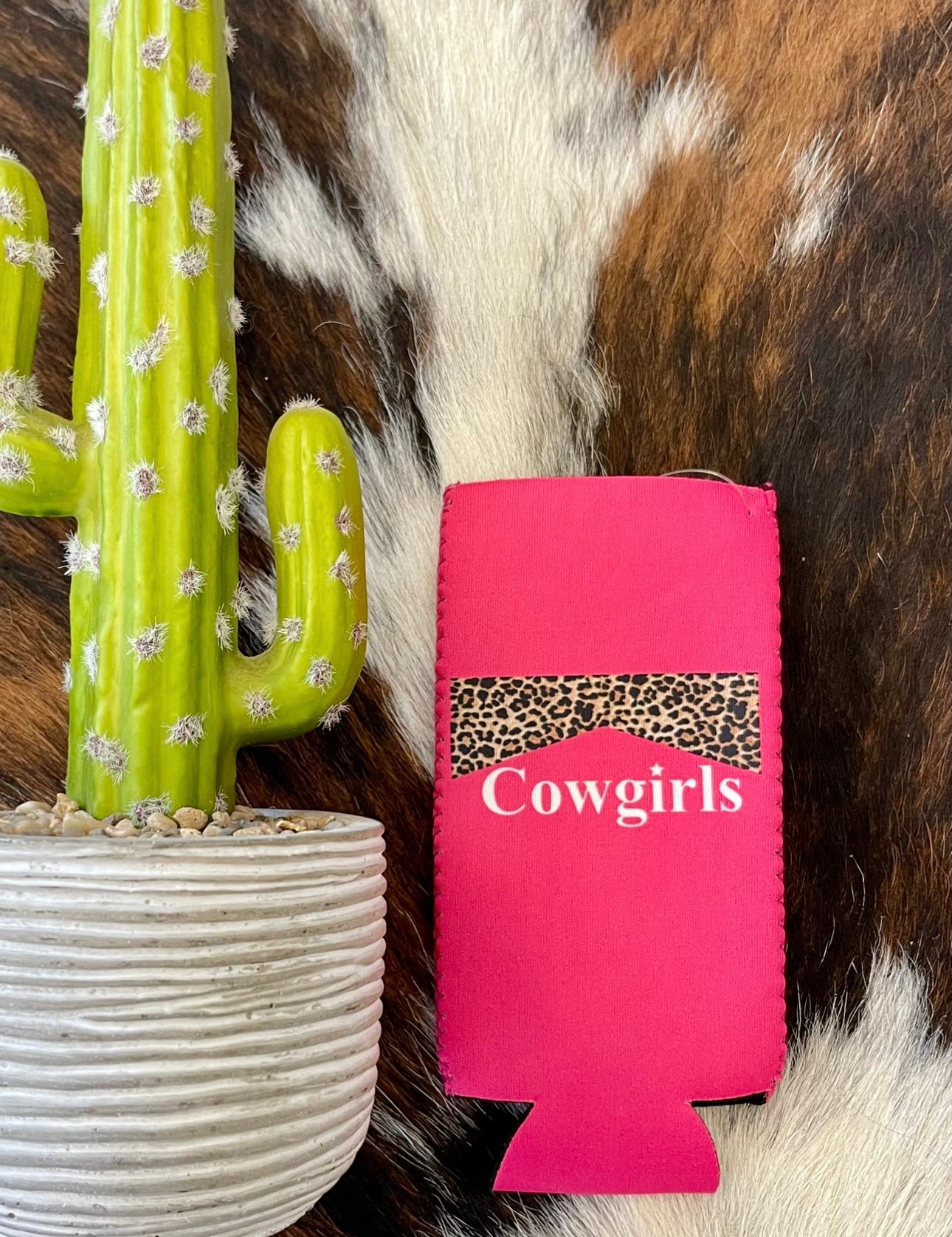 Cowgirls/Cowboys Double Sided Koozie