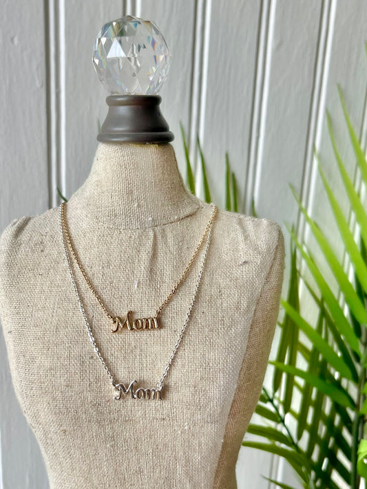 Gold & Silver Mom Necklaces