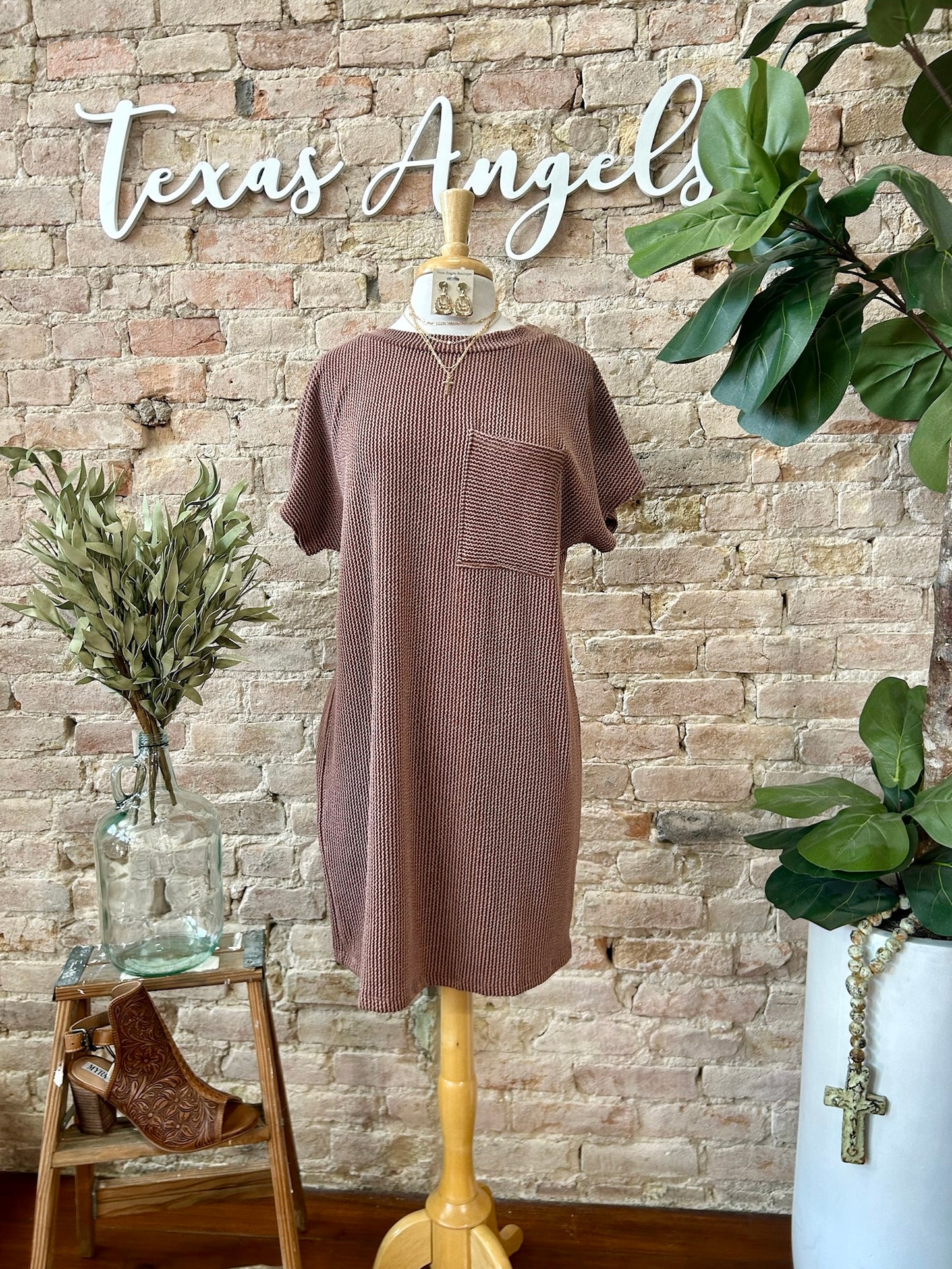 Date Night Mocha Dress