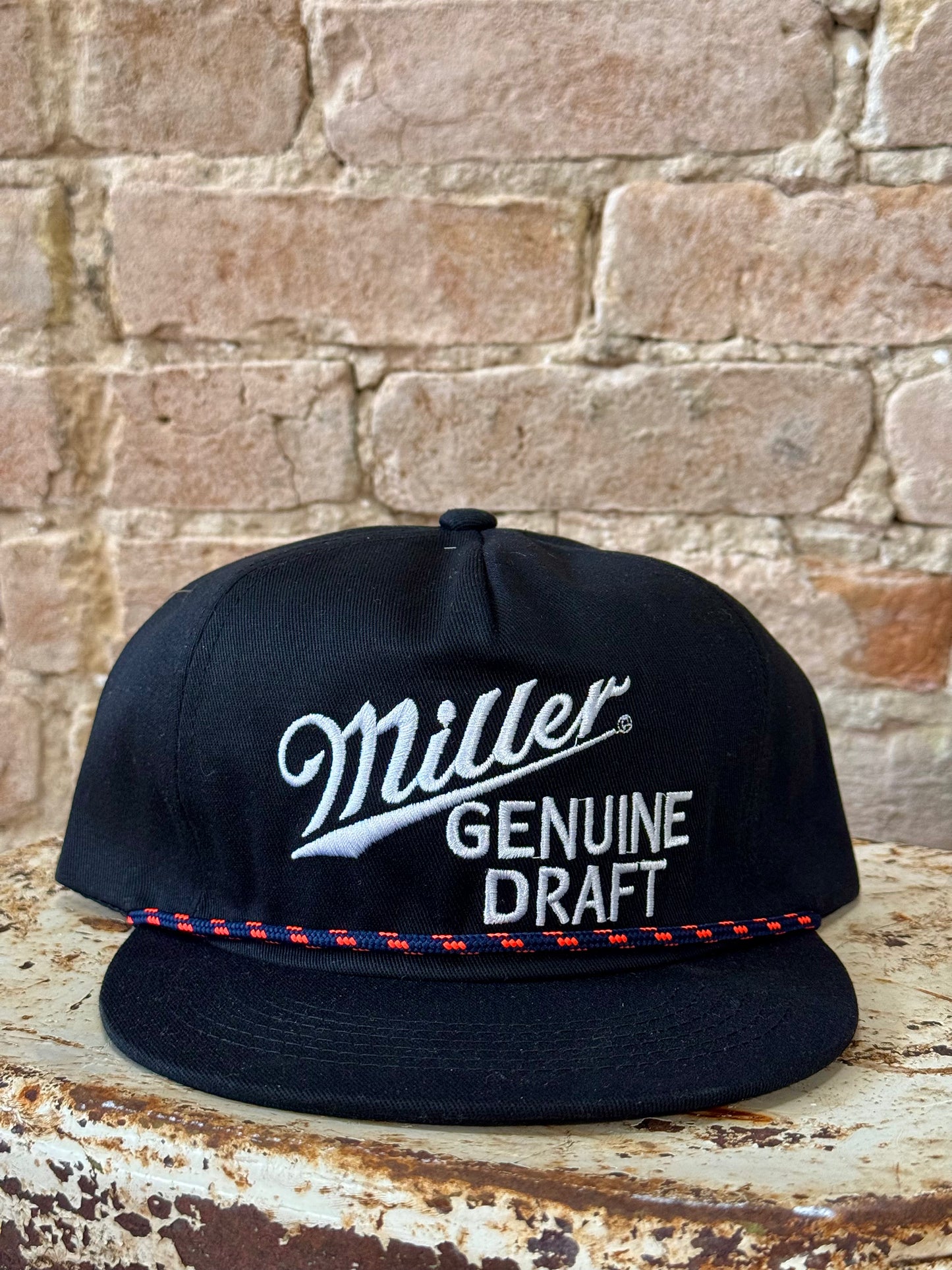 Black Miller Genuine Draft Tracker Hat