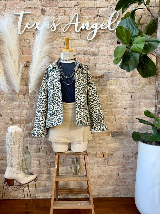 Lost In Love Leopard Print Jacket