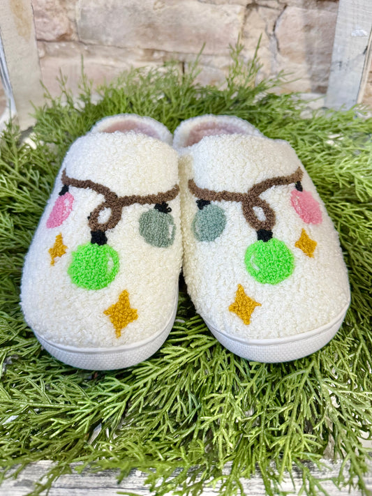 Let's Get Lit House Slippers