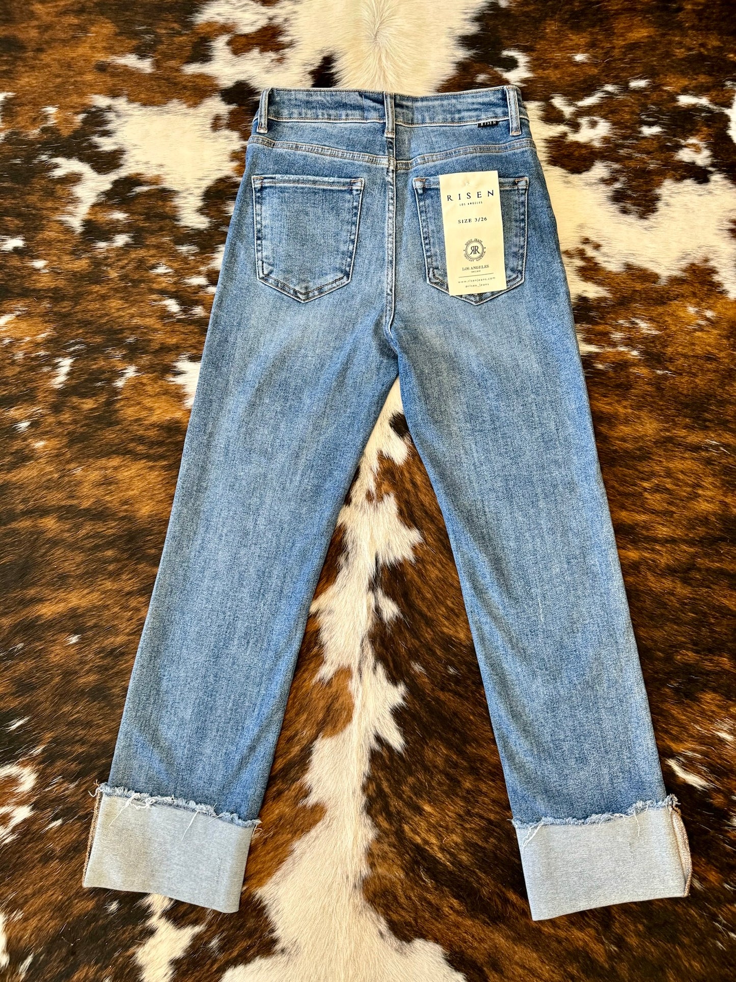 Straight To The Point Denim Risen Jeans