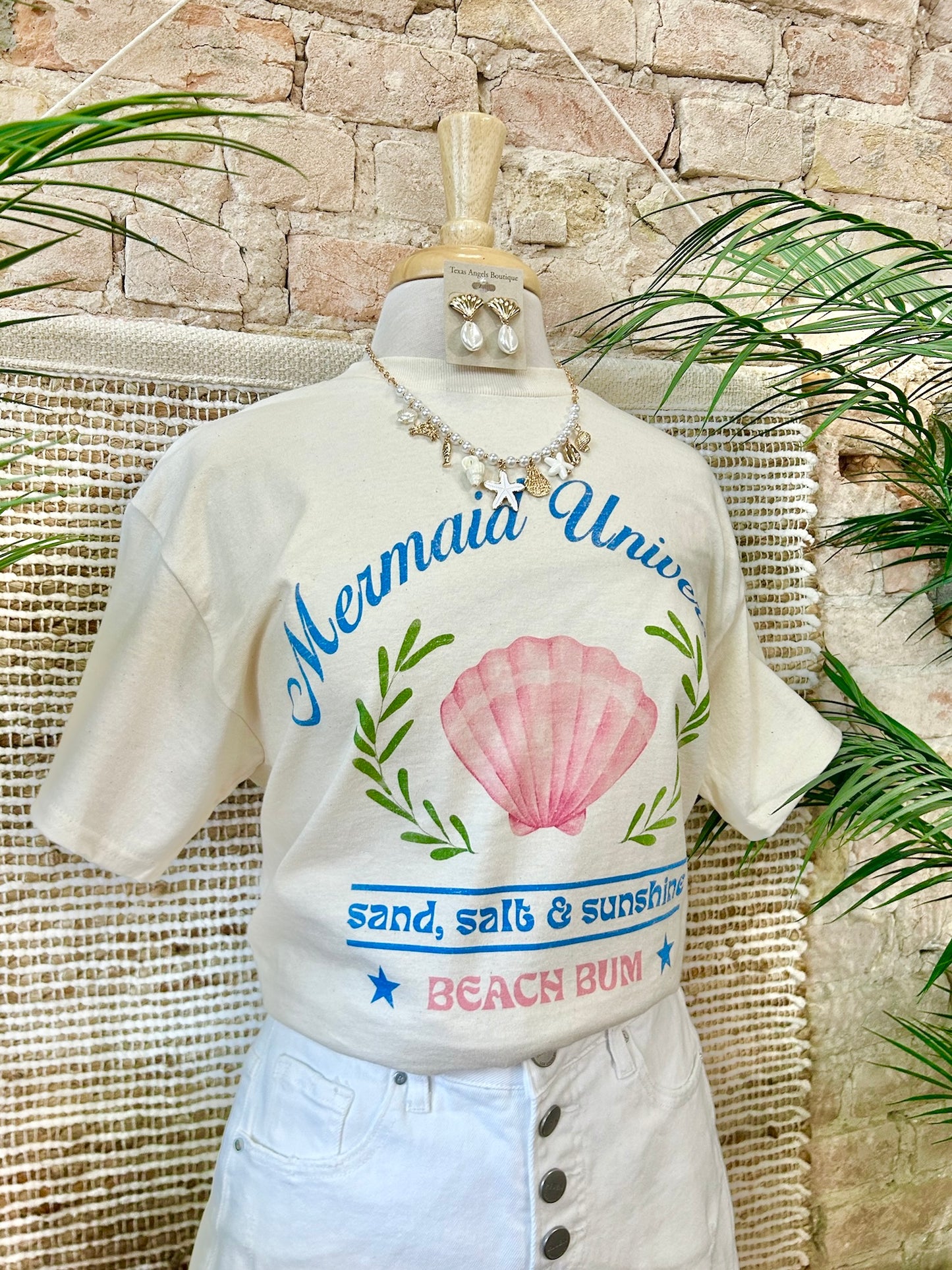 Mermaid University Graphic Tee