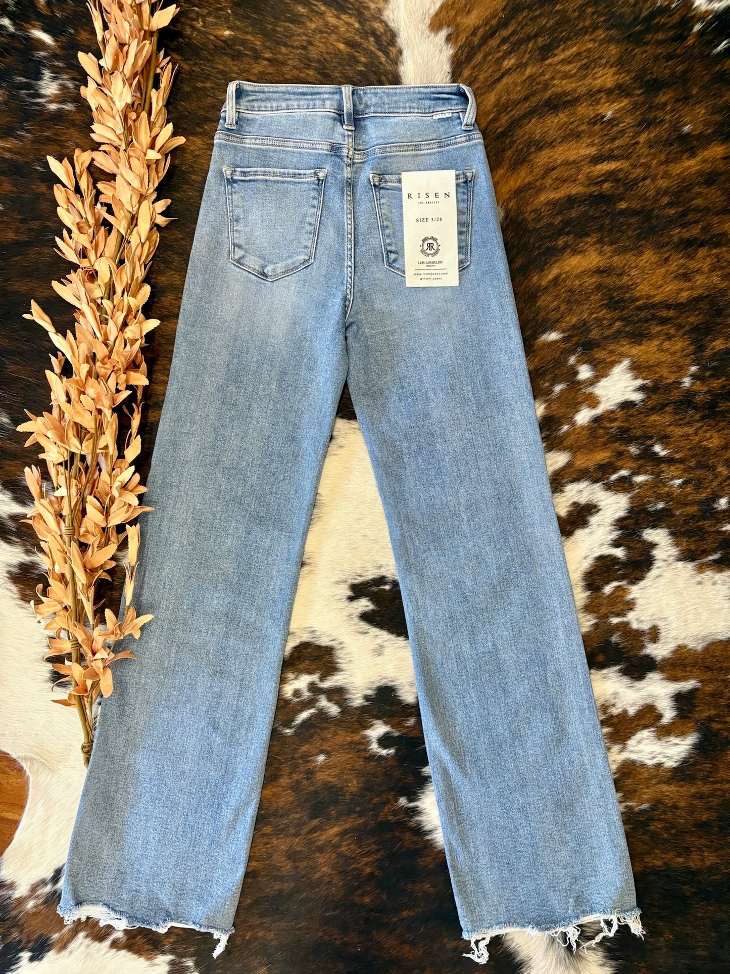 In It For The Long Haul Wide Leg Risen Jeans