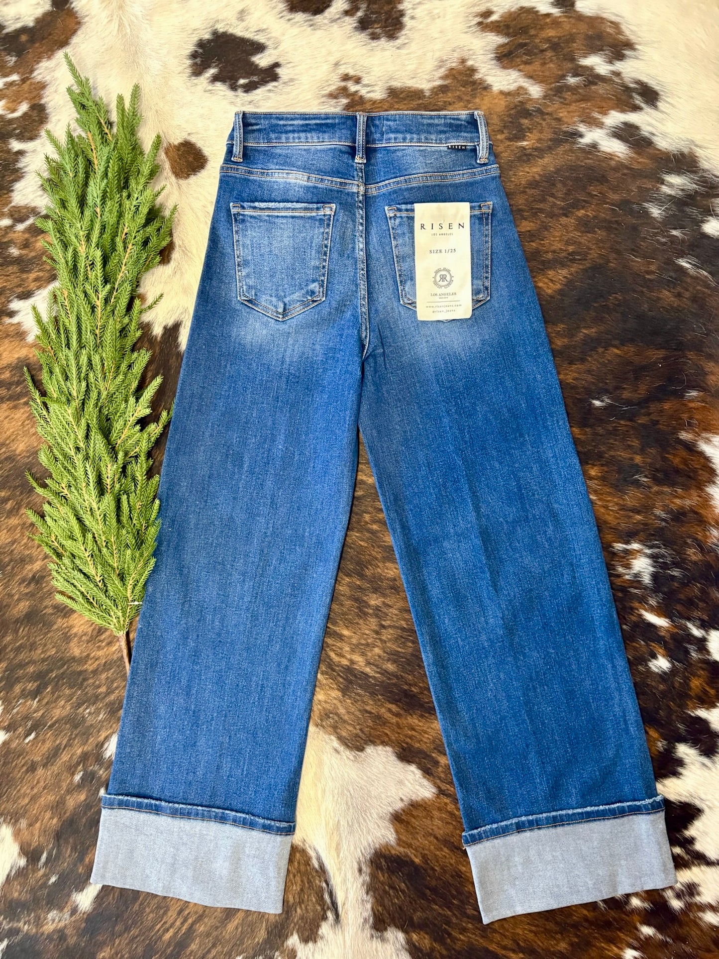 Wishing You The Best Wide Leg Risen Jeans